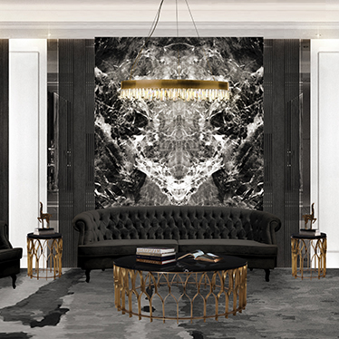 BB_MAREE_Sofa_NAICCA_Suspension_Light_MECCA_Center_Table_MECCA_Side_Table
